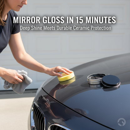 Titanium Ceramic Wax Cream — Mirror Gloss & Long-Lasting Protection in 15 Minutes