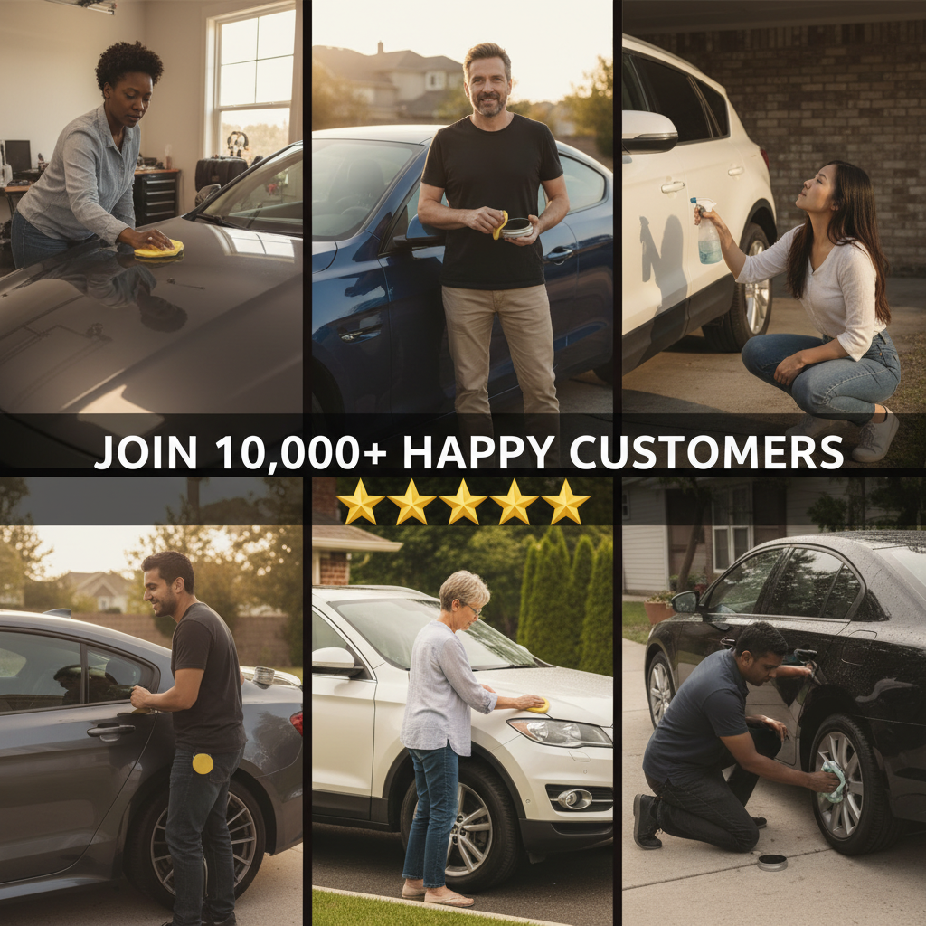 Titanium Ceramic Wax Cream — Mirror Gloss & Long-Lasting Protection in 15 Minutes